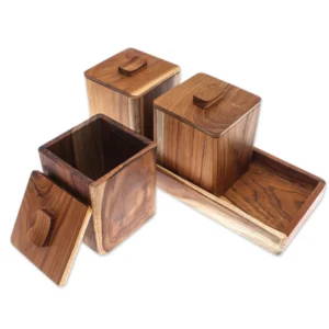 Wooden Spice Box