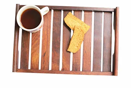 Wooden Serving Trays with Handles - Image 2