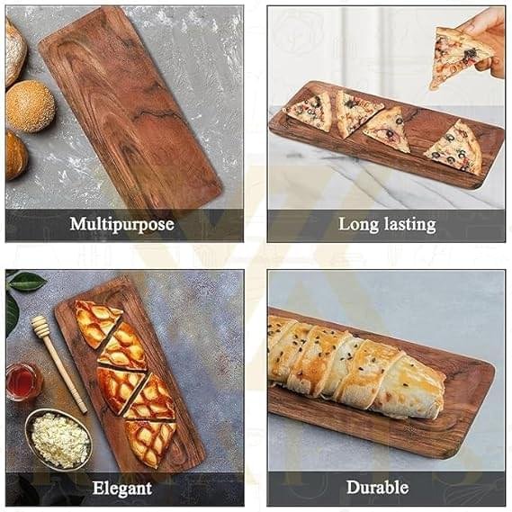 Wood Corner Serving Tray - Image 3