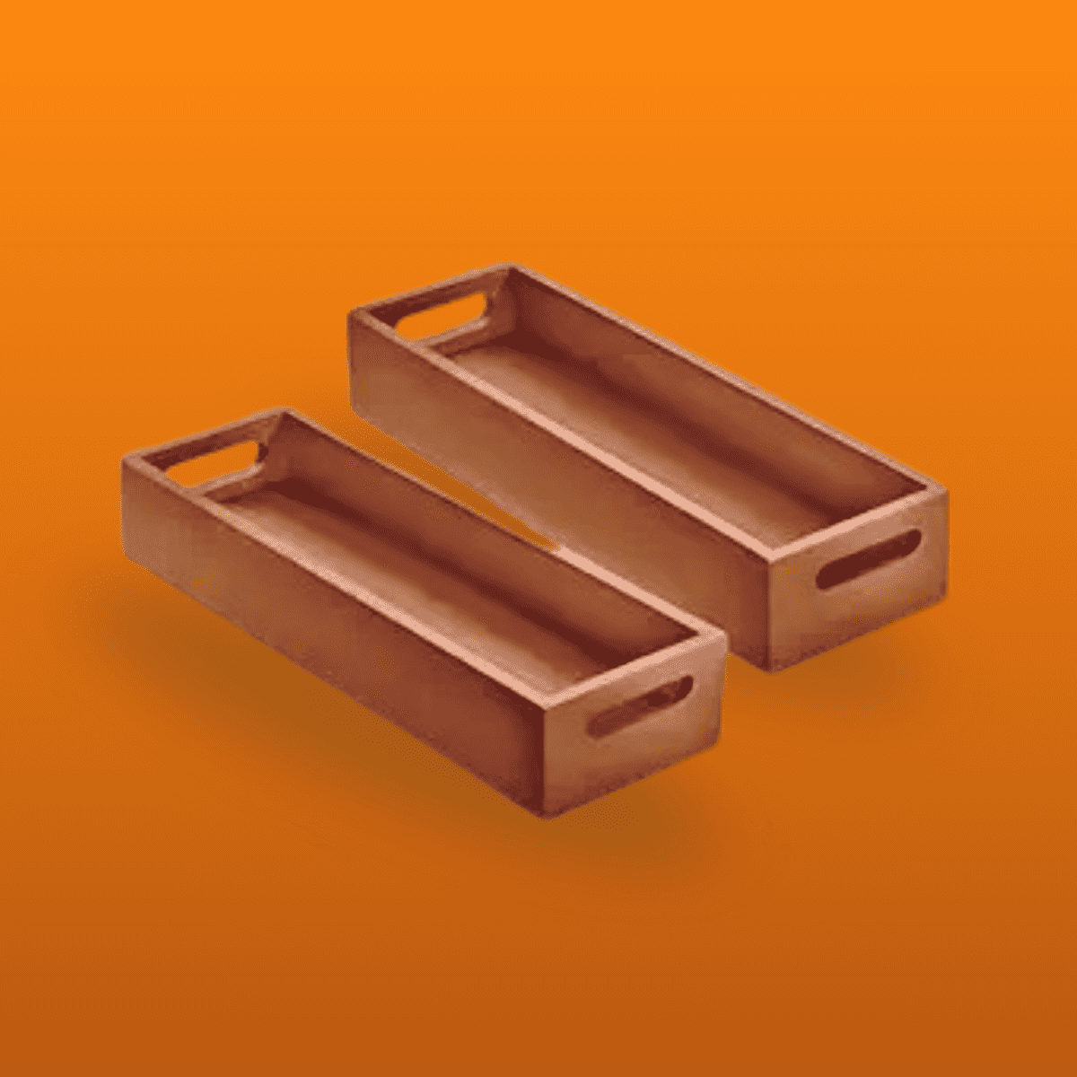 Wooden Serving Tray Tea