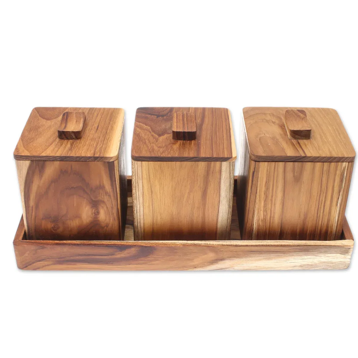 Wooden Spice Box