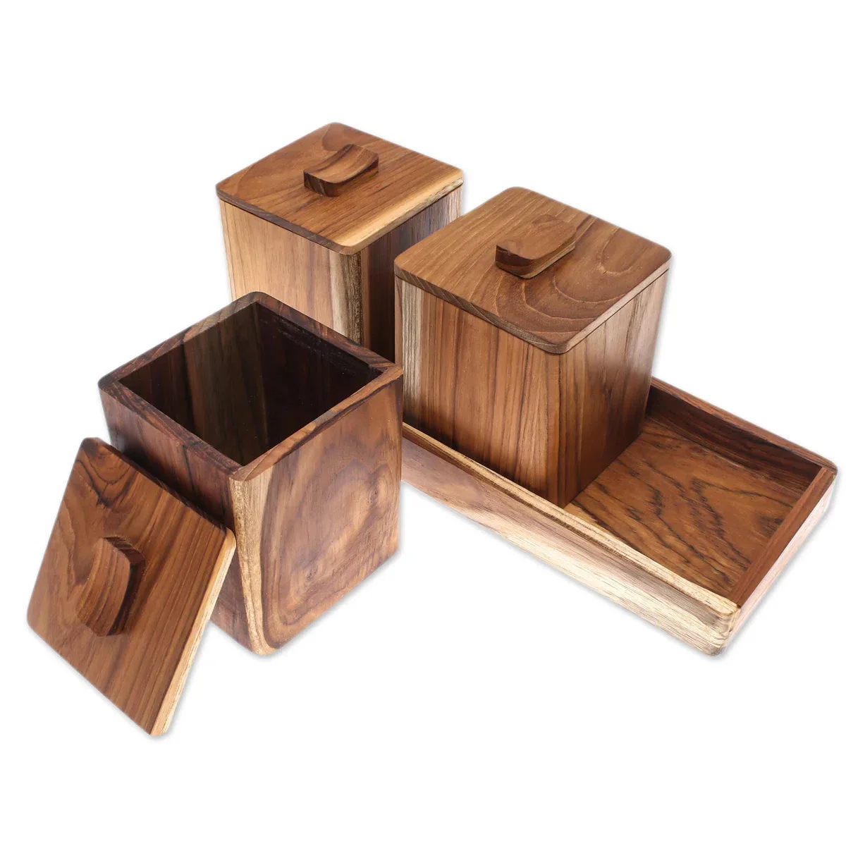 Wooden Spice Box